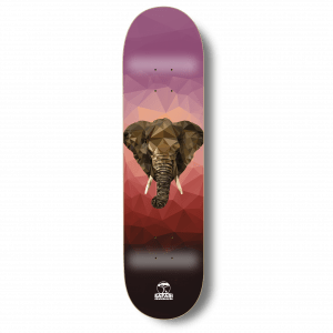 Tabla de skate Safari Elefante Lowpoly