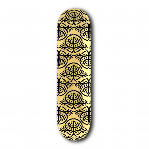 Tabla Skate Safari Logo Dorado